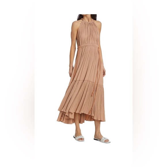 A.L.C. Ella Pleated Midi Dress size 8 - Picture 2 of 8